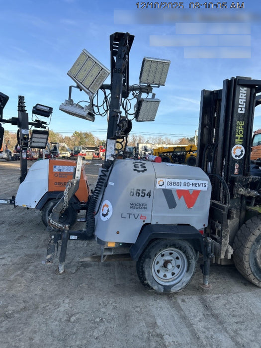 2018 Wacker Neuson LTV6L-MH Wacker Neuson LTV6L Mobile Light Tower w/Fuel Level Sensor Installed
