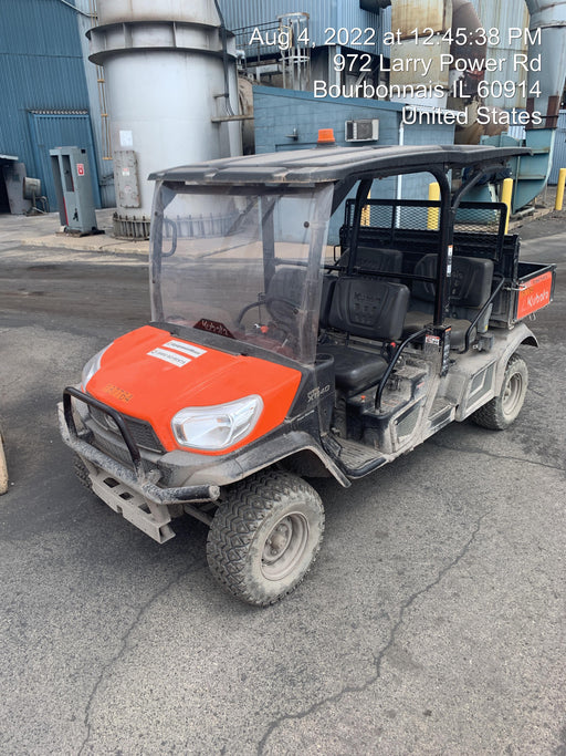 2022 Kubota RTV-X1140W-H Plastic Canopy, Windshield Acrylic Clear, LED Strobe Light, Wire Harness Kit, Back up Alarm