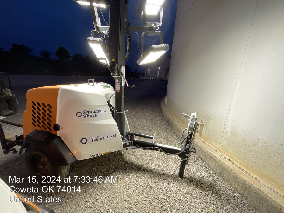 2023 Generac MLT2 Diesel, Flex Switch 120V Input, Powerzone Controller, (4) 320W LED Lights, 4kW Generator, 39.9 Gal Fuel Tank, 2" Ball, T3