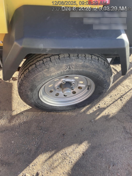 2022 Allmand NLV3GR (4) LED Light Fixture 350W, 23' Vertical Mast, 3kW Prime, Towable, ES Decals, T3