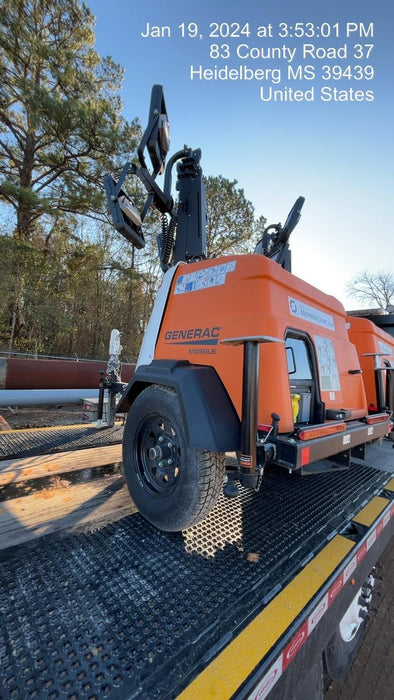 2023 Generac MLT2 Diesel, Flex Switch 120V Input, Powerzone Controller, (4) 320W LED Lights, 4kW Generator, 39.9 Gal Fuel Tank, 2" Ball, T3