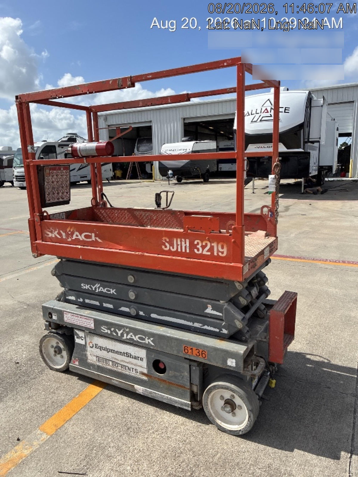 2017 Skyjack SJIII-3219 Skyjack SJ3219, Trojan Battery Set, Extended Warranty 5yr/5k hr