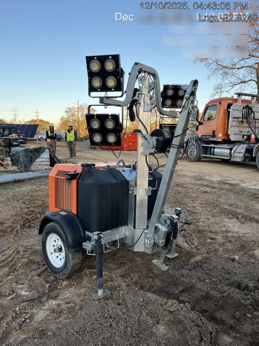 2024 Wanco WLTT-4MM4K Diesel, Deep Sea Controller, Shore Power Plug, Auto Start, (4) 350W LED Floodlights, 4kW Generator, 60 Gal Fuel Tank, 2" Ball, T3