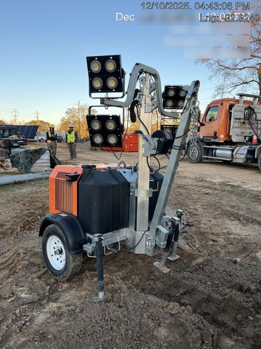 2024 Wanco WLTT-4MM4K Diesel, Deep Sea Controller, Shore Power Plug, Auto Start, (4) 350W LED Floodlights, 4kW Generator, 60 Gal Fuel Tank, 2" Ball, T3