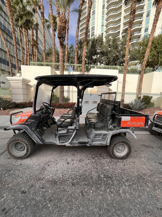 2022 Kubota RTV-X1140W-H Plastic Canopy, Windshield Acrylic Clear, LED Strobe Light, Wire Harness Kit, Back up Alarm