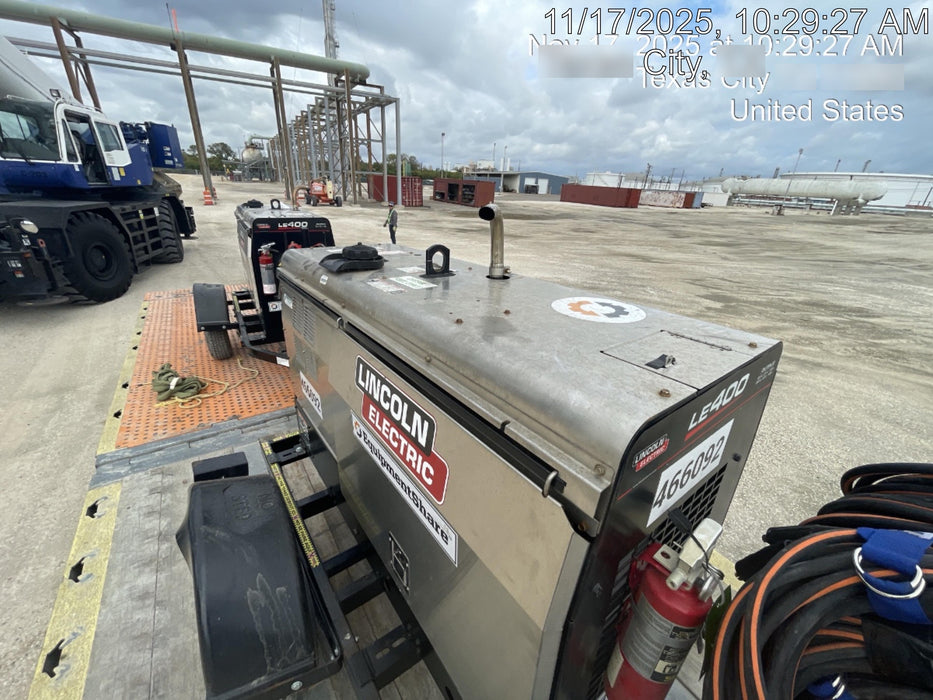 2024 Lincoln Electric LE400 Kubota V1505, Trlr, Cable Rack, Light Kit, ES Decals, T3