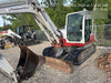 2019 Takeuchi TB290 Takeuchi TB290 Cab/Heat/AC w/Rubber Tracks, Auxiliary Hydraulics, Dozer Blade, Manual QC, 18/24/36" Buckets, Hydraulic Thumb Installed