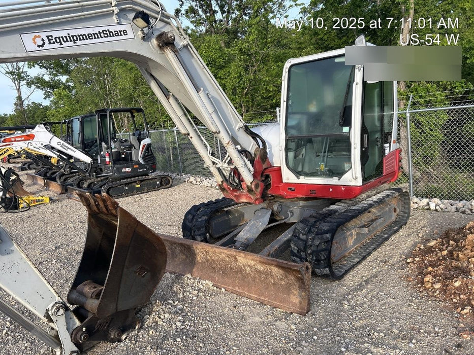 2019 Takeuchi TB290 Takeuchi TB290 Cab/Heat/AC w/Rubber Tracks, Auxiliary Hydraulics, Dozer Blade, Manual QC, 18/24/36" Buckets, Hydraulic Thumb Installed