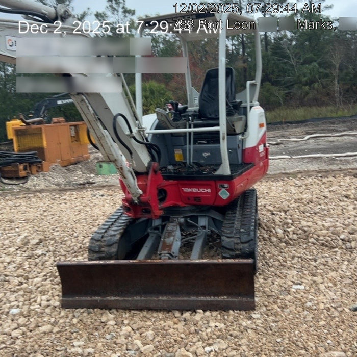 2020 Takeuchi TB235-2R Canopy, Rubber Tracks, Manual TAG QC