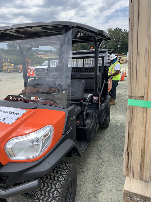 2021 Kubota RTV-X1140W-H Plastic Canopy, Windshield Acrylic Clear, LED Strobe Light, Wire Harness Kit, Back up Alarm