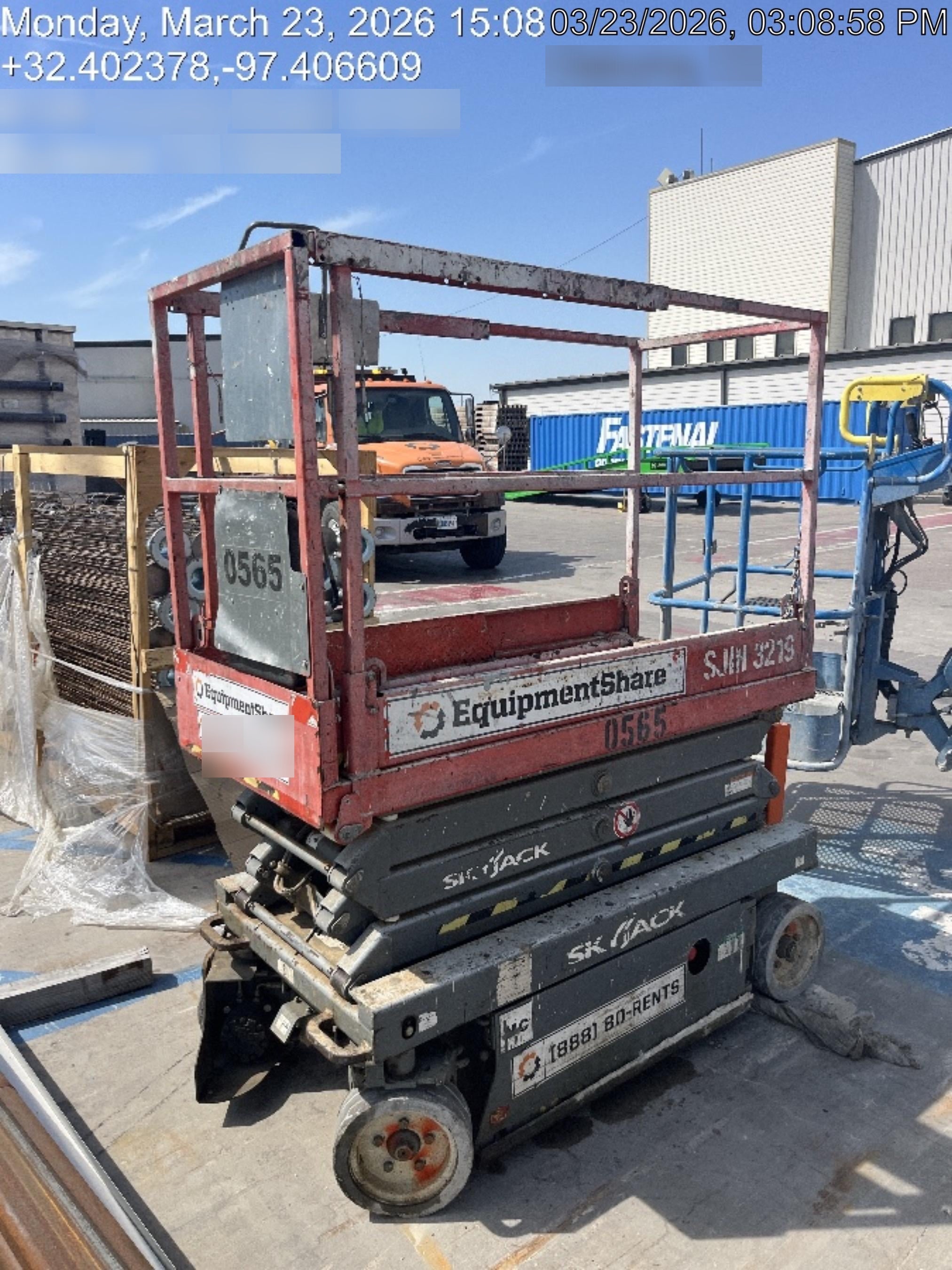 2015 Skyjack SJIII-3219 19' Scissor Lift