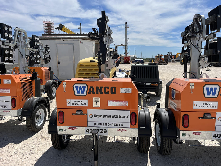 2024 Wanco WLTT-4MM4K Diesel, Deep Sea Controller, Shore Power Plug, Auto Start, (4) 350W LED Floodlights, 4kW Generator, 60 Gal Fuel Tank, 2" Ball, T3