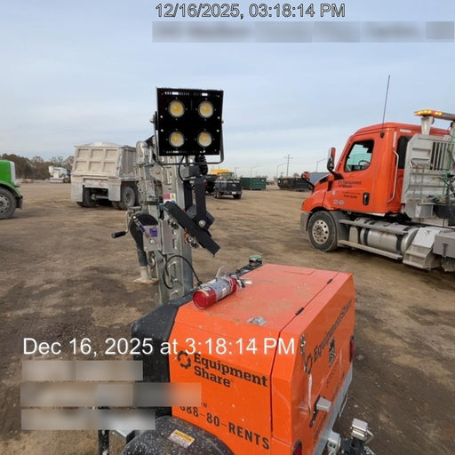 2025 Wanco WLTT-4MM4K Diesel, Mitsubishi L2E, 9.0HP @1800 rpm, Deep Sea Controller, Shore Power Plug, Auto Start, (4) 350W LED Floodlights, 4kW Generator, 60 Gal Fuel Tank, 2" Ball, T3