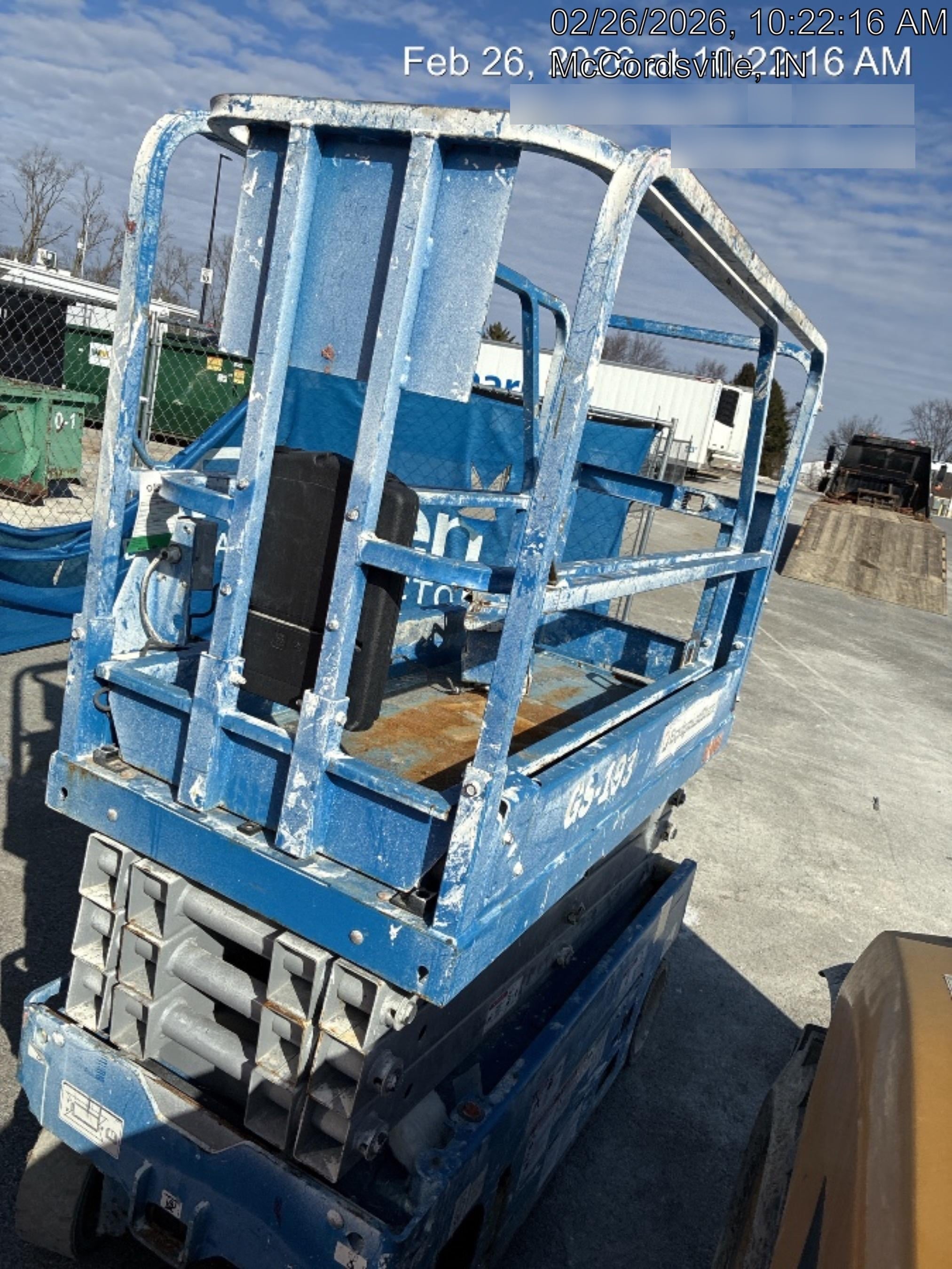 2020 Genie GS-1930 Solid Non Marking Tires, Beacon, Folding rails with half height swing gate