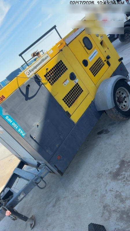 2020 ATLAS COPCO PAS 150 HF CS Enclosed