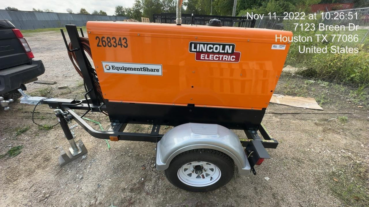 2022 Lincoln Electric LE400 Kubota V1505, Trlr, Cable Rack, Light Kit, ES Decals, T3