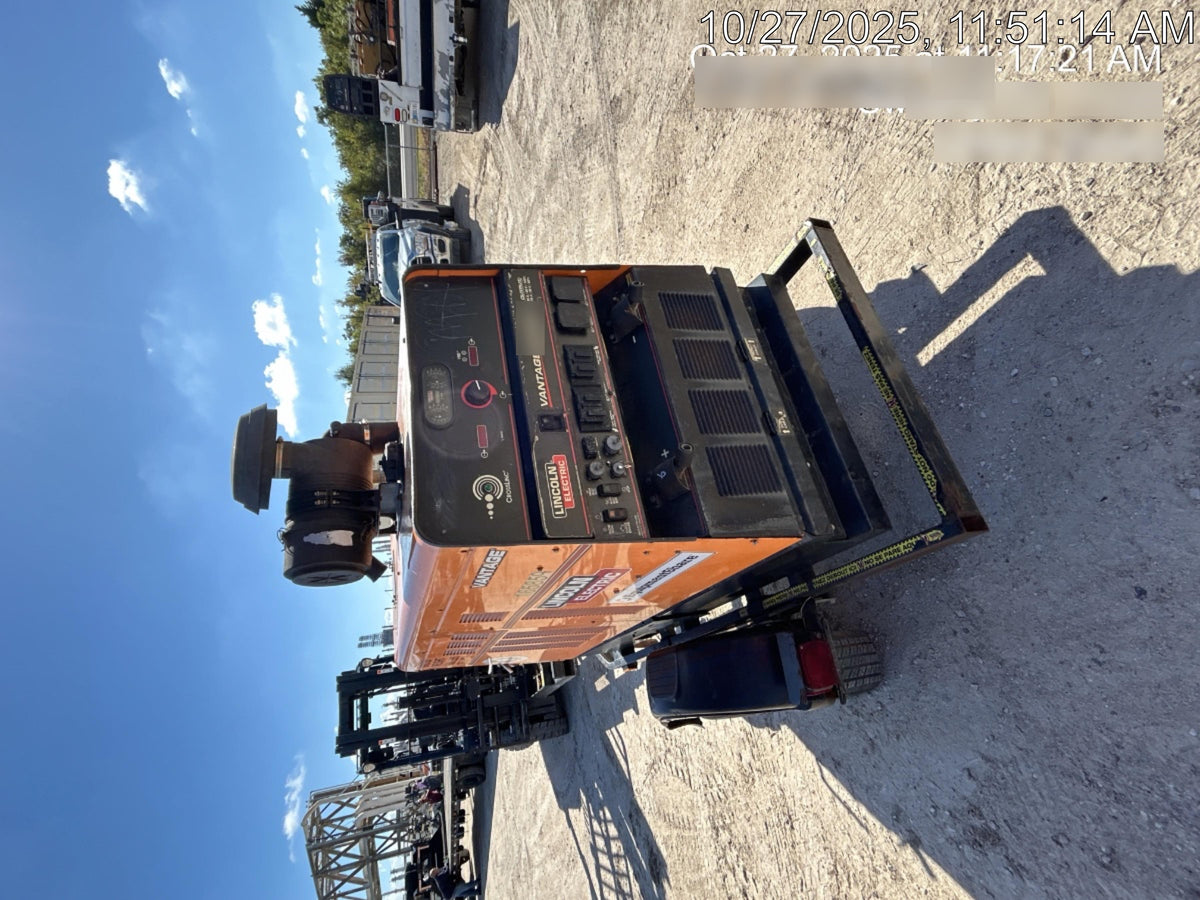 2021 Lincoln Electric Vantage 549X Ready Pak 3, ORANGE (includes trailer, cable rack, fender light kit)