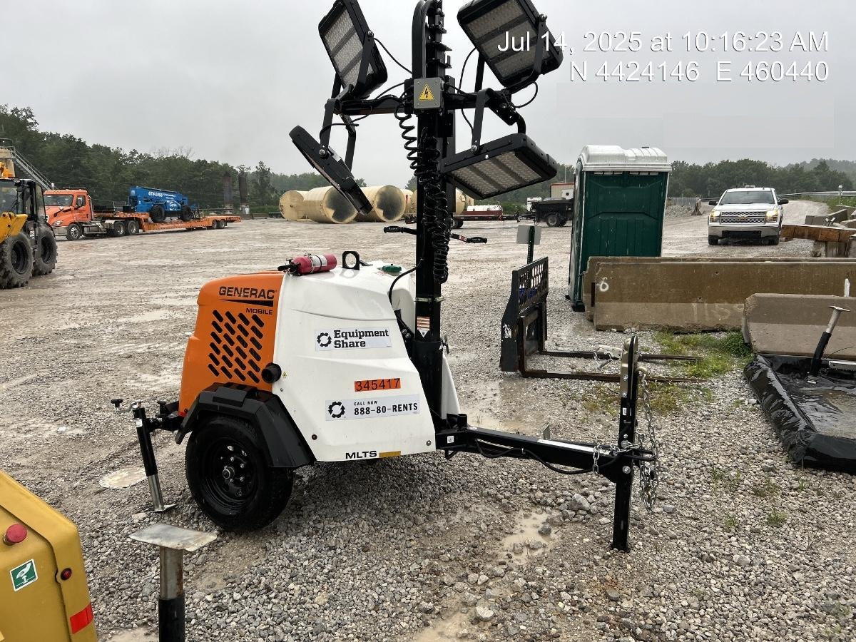2023 Generac MLT2 Diesel, Flex Switch 120V Input, Powerzone Controller, (4) 320W LED Lights, 4kW Generator, 39.9 Gal Fuel Tank, 2" Ball, T3