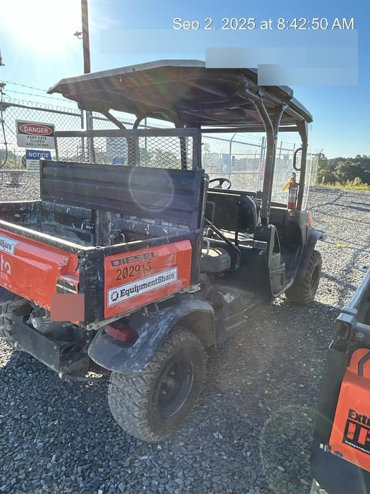 2022 Kubota RTV-X1140W-H Plastic Canopy, Windshield Acrylic Clear, LED Strobe Light, Wire Harness Kit, Back up Alarm