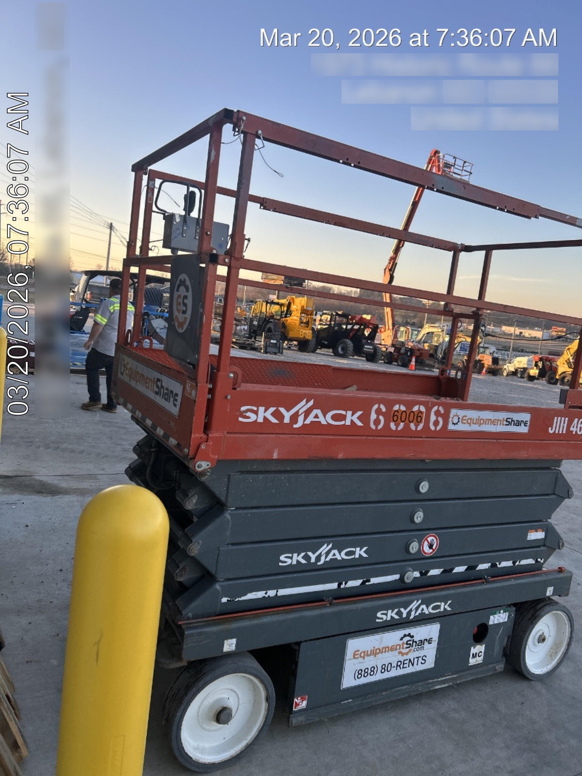 2017 Skyjack SJIII-4632 Skyjack SJ4632, Trojan Battery Set, Extended Warranty 5yr/5k hr
