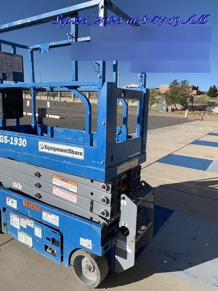 2020 Genie GS-1930 Solid Non Marking Tires, Beacon, Folding rails with half height swing gate