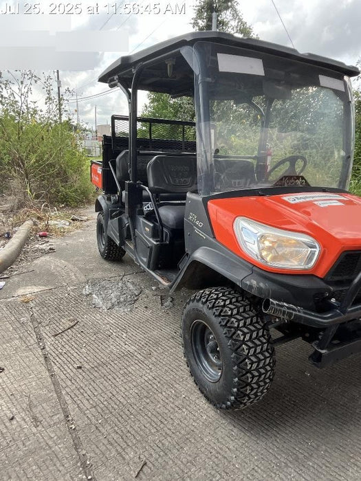 2022 Kubota RTV-X1140W-H Plastic Canopy, Windshield Acrylic Clear, LED Strobe Light, Wire Harness Kit, Back up Alarm