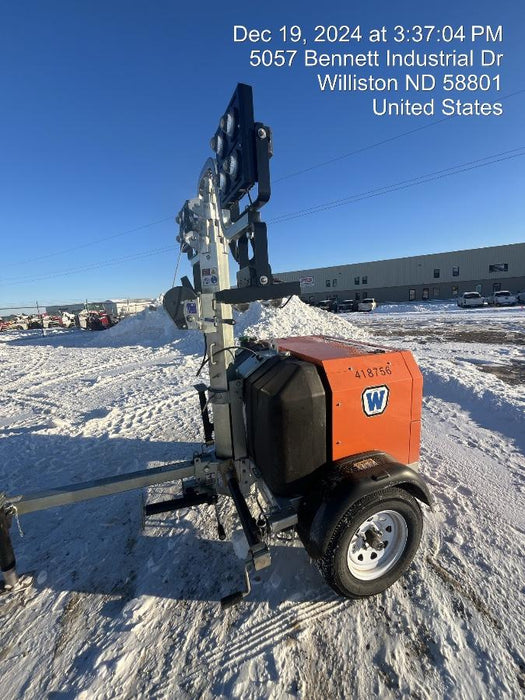 2024 Wanco WLTT-4MM4K Diesel, Deep Sea Controller, Shore Power Plug, Auto Start, (4) 350W LED Floodlights, 4kW Generator, 60 Gal Fuel Tank, 2" Ball, T3