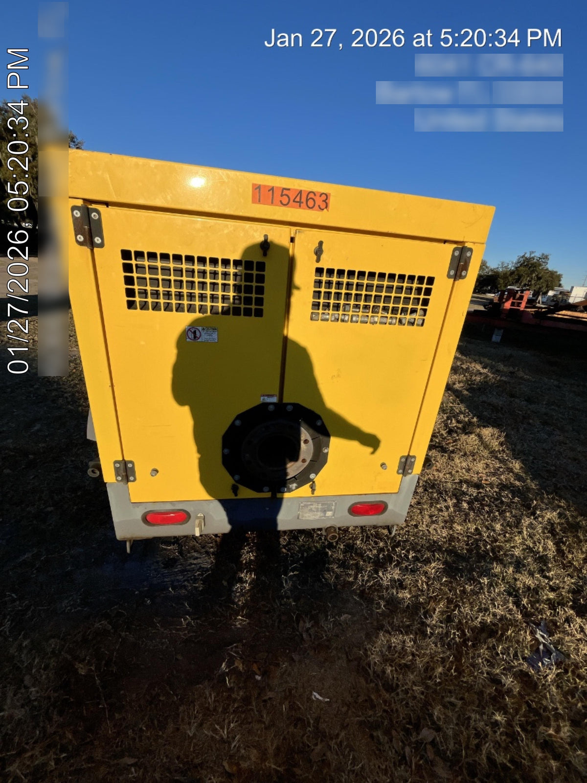 2020 ATLAS COPCO PAS 150 HF CS Enclosed