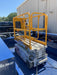 Custom Equipment HB-1430 <ul>
 <li>Hy-Brid Scissor Lift</li>
  <li>Platform capacity up to 670 lbs.</li>
  <li>Working height up to 20 ft</li>
  <li>Weighs under 1,700 lbs.</li>
  <li>Non-marking wheels </li>
</ul>