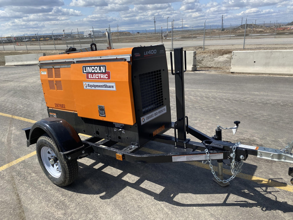 2023 Lincoln Electric LE400 Kubota V1505, Trlr, Cable Rack, Light Kit, ES Decals, T3