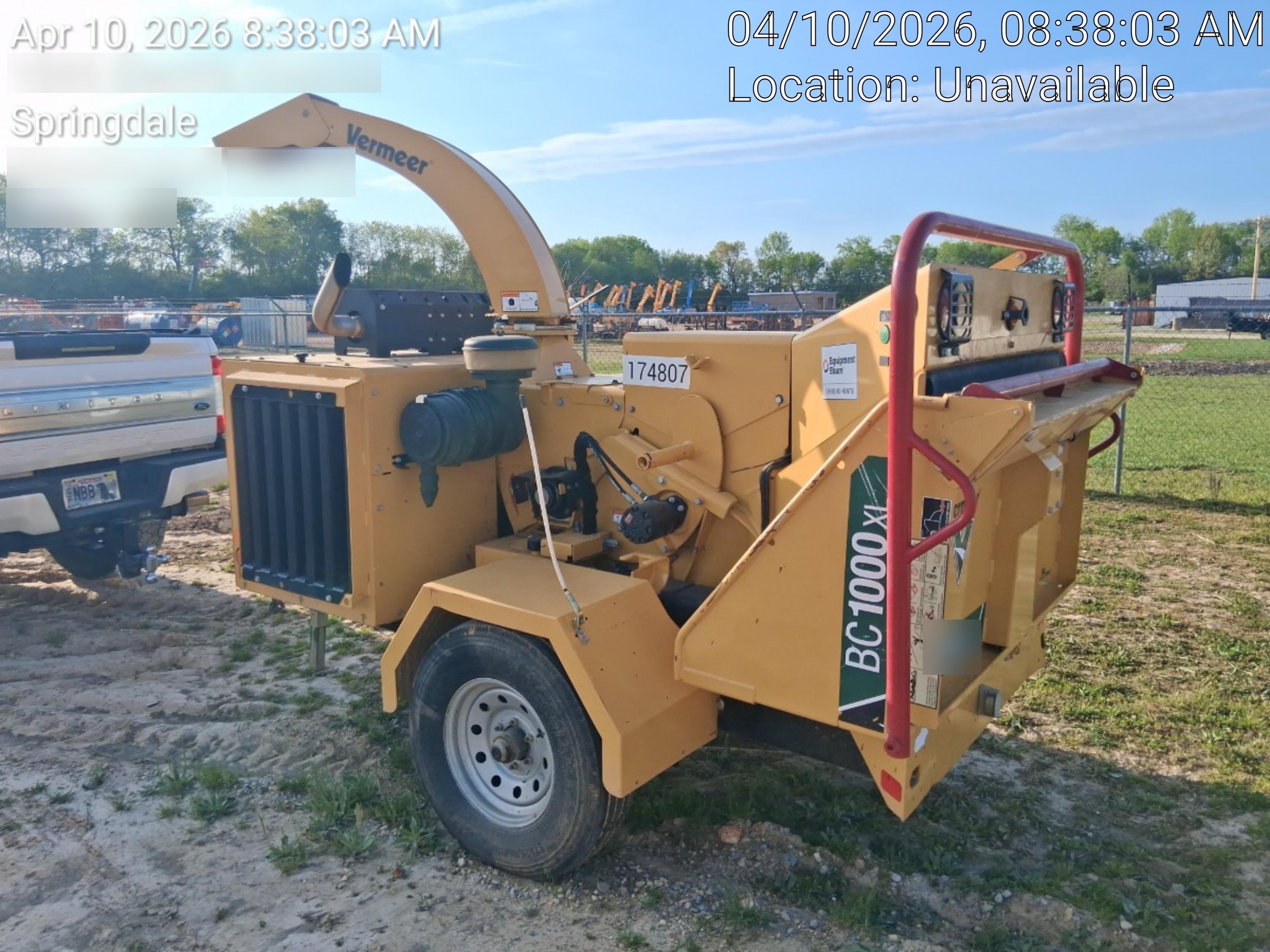 2021 VERMEER BC1000XL Diesel