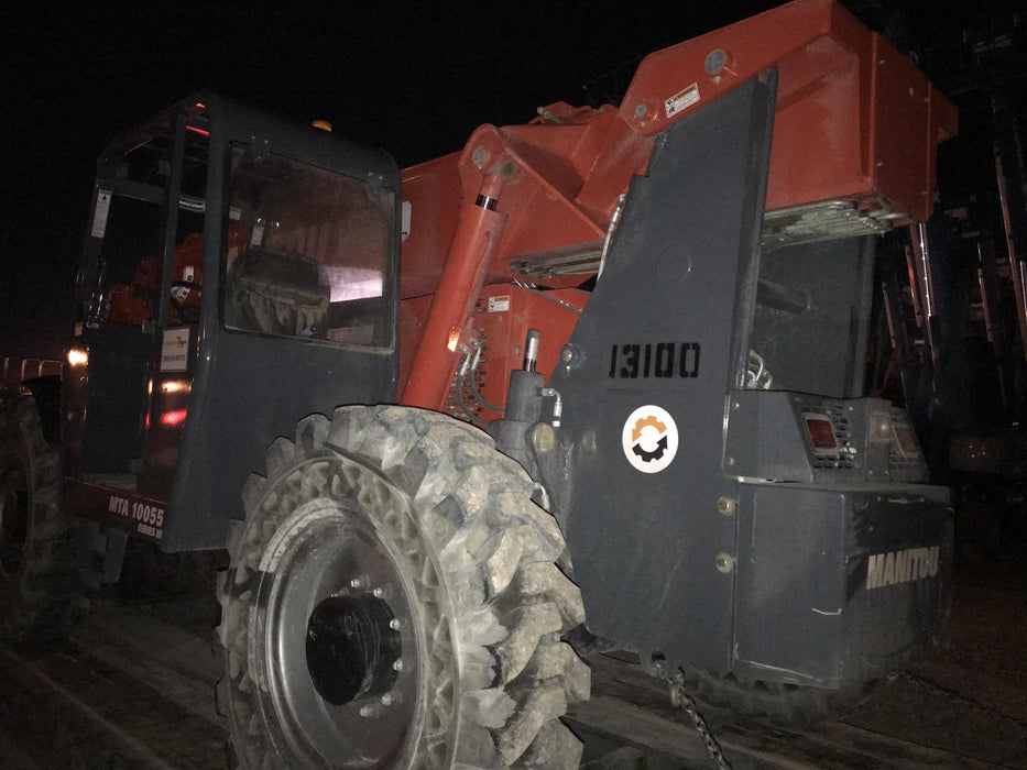 2018 Manitou MTA10055 Manitou MTA10055 - Canopy, Worklights, Beacon, 66" Carriage, 60" Forks, Solid Tires, Aux Hydraulics