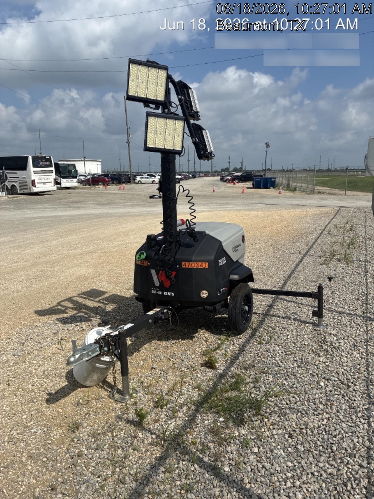 2024 Wacker Neuson LTT4 Diesel, Kohler KDW702, Deep Sea Controller, Auto Start, LED 320W, Bypass Outlet, T3