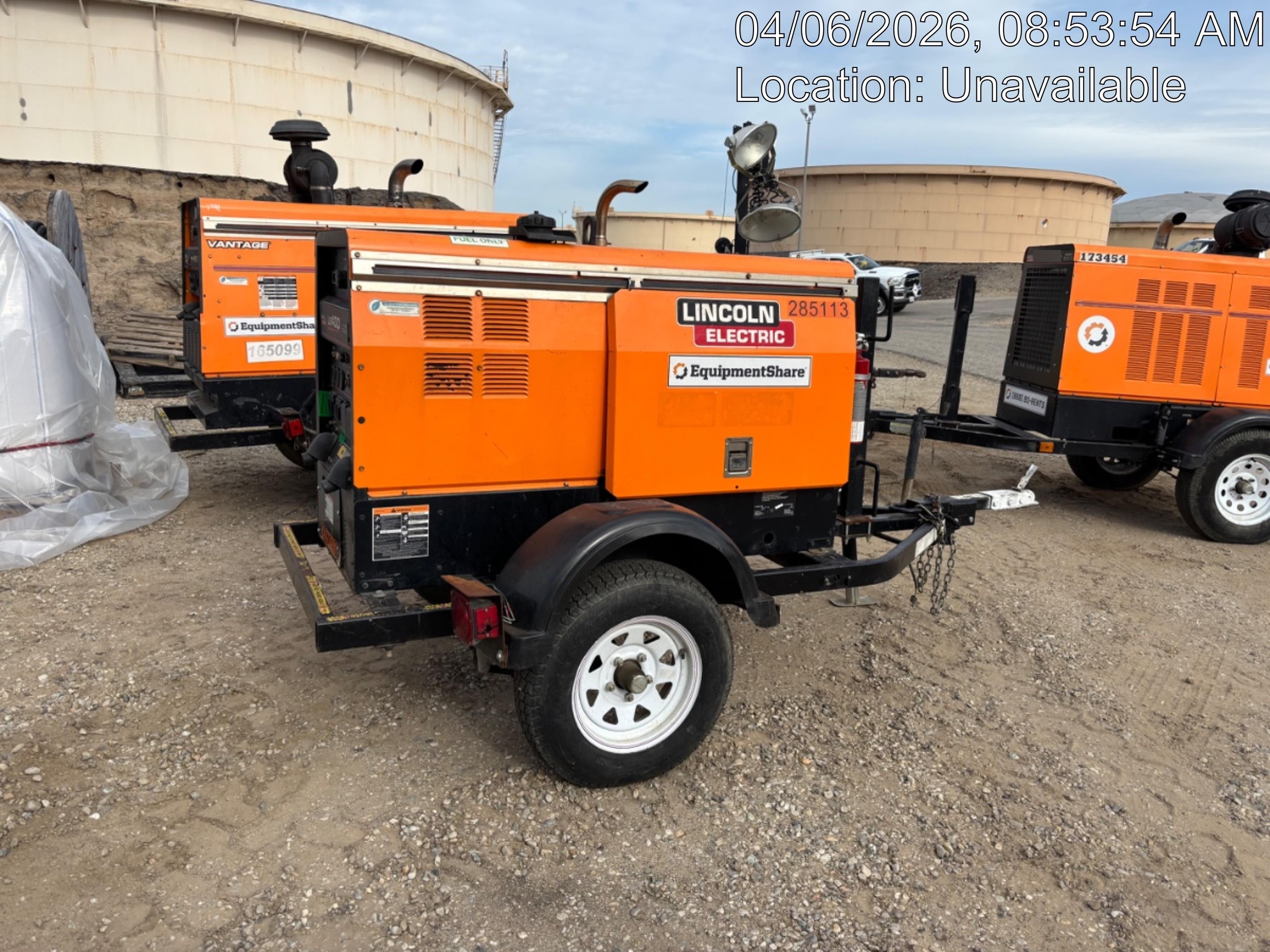 2022 Lincoln Electric LE400 Kubota V1505, Trlr, Cable Rack, Light Kit, ES Decals, T3