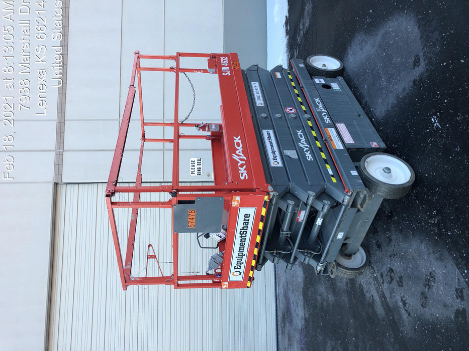 2018 Skyjack SJIII-4632 Standard Rental Specs