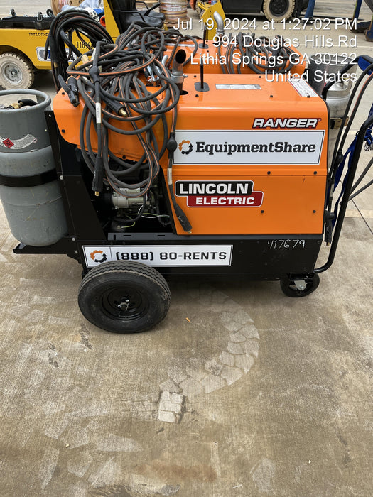 2024 Lincoln Electric Ranger 305 LPG Ranger 305 LPG (KOHLER) ONEPAK K5448-1 ES Orange