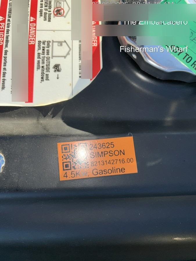 2022 SIMPSON SCGH5500