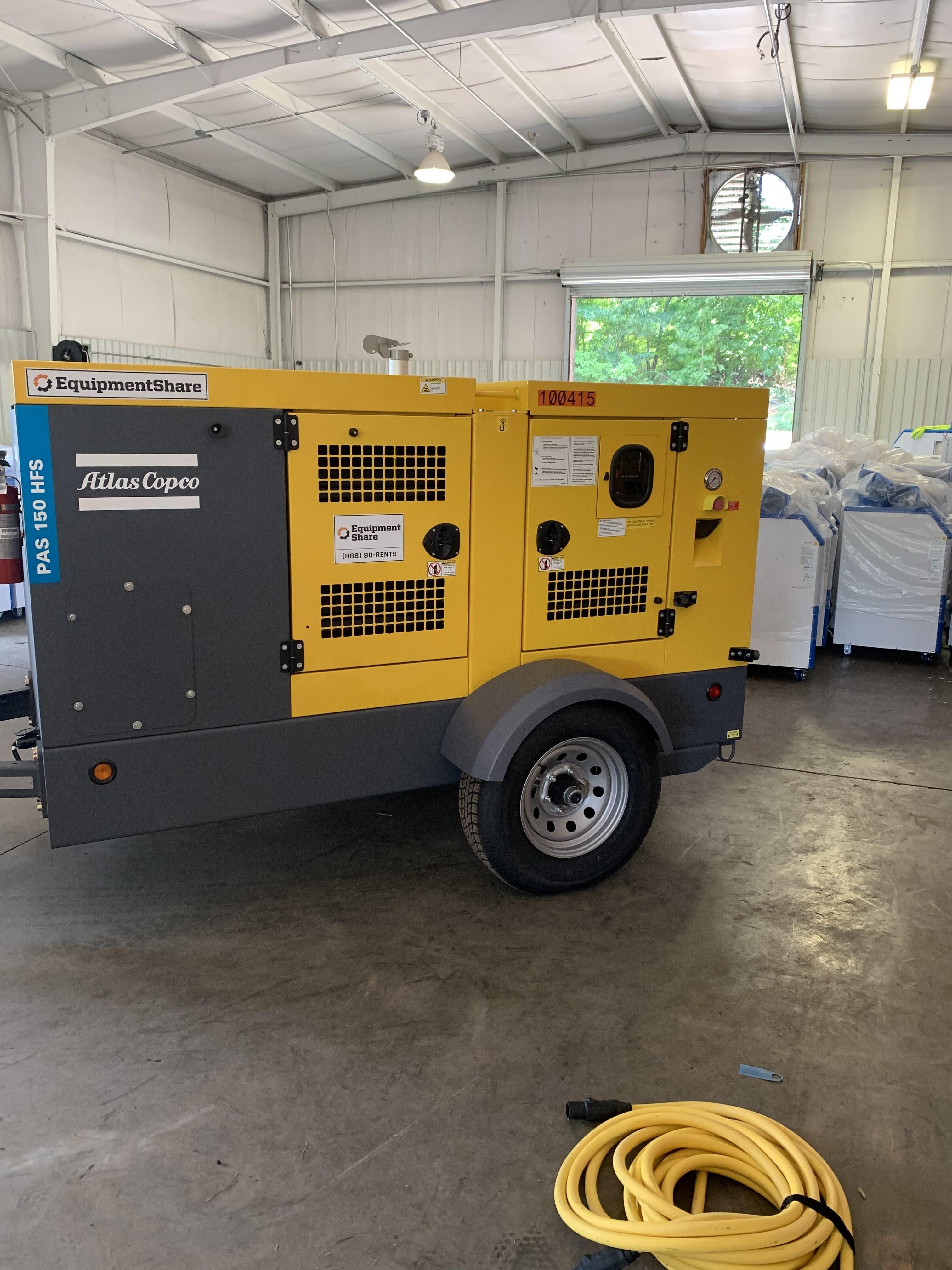 2020 ATLAS COPCO PAS 150 HF CS Enclosed