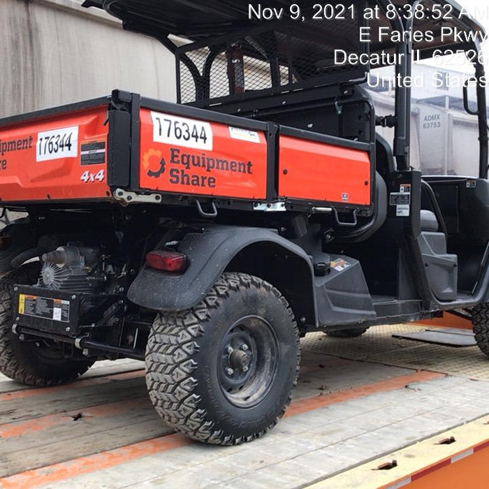 2022 Kubota RTV-X1140W-H Plastic Canopy, Windshield Acrylic Clear, LED Strobe Light, Wire Harness Kit, Back up Alarm