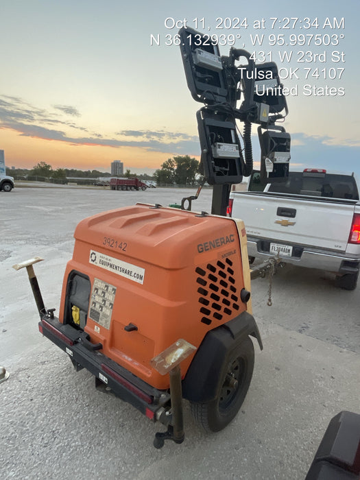 2024 Generac MLT2 Diesel, Flex Switch 120V Input, Powerzone Controller, 
(4) 320W LED Lights, 4kW Generator, 39.9 Gal Fuel Tank, 2" Ball, T3