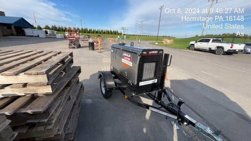 2024 Lincoln Electric LE400 Kubota V1505, Trlr, Cable Rack, Light Kit, ES Decals, T3