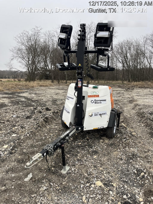 2024 Generac MLT2 Diesel, Flex Switch 120V Input, Powerzone Controller, 
(4) 320W LED Lights, 4kW Generator, 39.9 Gal Fuel Tank, 2" Ball, T3