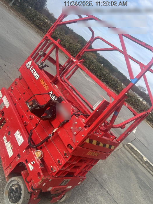 2021 Lgmg AS1932E Electric Drive, Solid Non Marking Tires, Dual Beacons