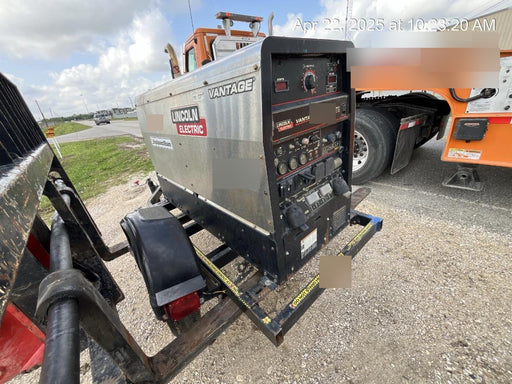 2019 Lincoln Electric Vantage 322 Welder Ready-Pak 3, Two wheel trailer, Fender and Light kit, Cable Rack