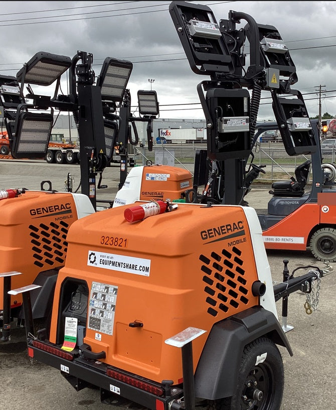 2023 Generac MLT2 Diesel, Flex Switch 120V Input, Powerzone Controller, (4) 320W LED Lights, 4kW Generator, 39.9 Gal Fuel Tank, 2" Ball, T3