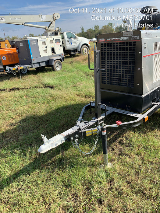 2021 Lincoln Electric Air Vantage 566 Air Vantage 566X Ready Pak 3 (includes trailer, cable rack, fender light kit); no telematics