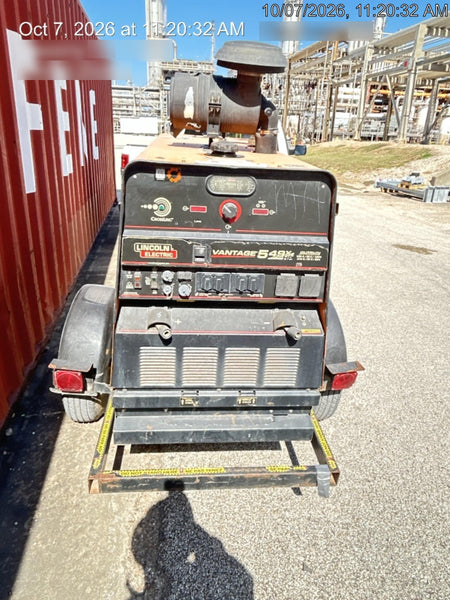 2021 Lincoln Electric Vantage 549X Ready Pak 3, ORANGE (includes trailer, cable rack, fender light kit)
