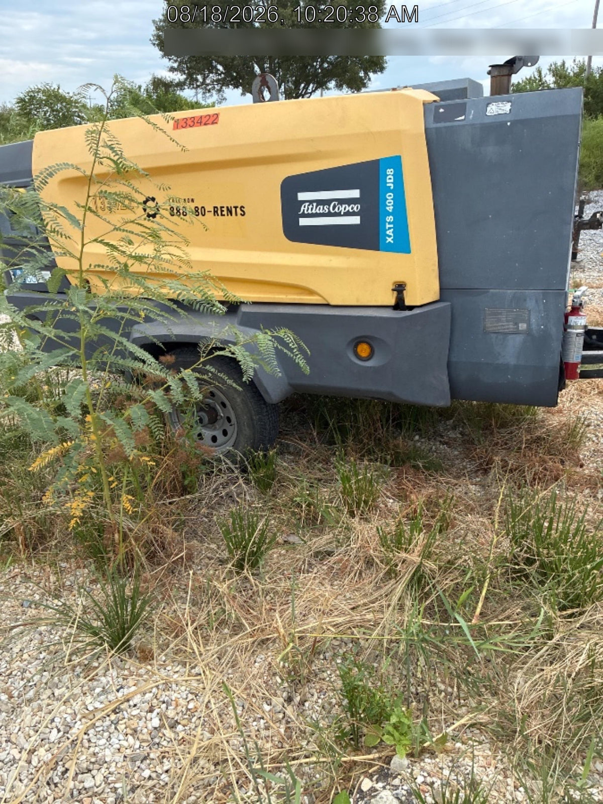 2020 ATLAS COPCO XATS 400 PFF