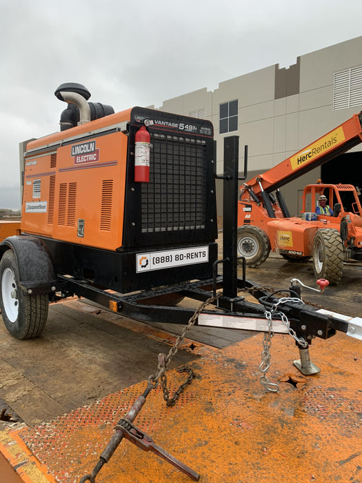 2021 Lincoln Electric Vantage 549X Ready Pak 3, ORANGE (includes trailer, cable rack, fender light kit)