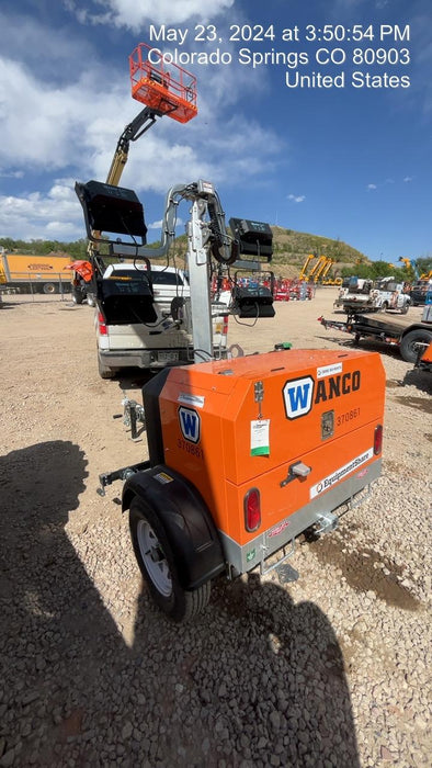 2023 Wanco WLTT-4MM4K Diesel, Deep Sea Controller, Shore Power Plug, Auto Start, (4) 350W LED Floodlights, 4kW Generator, 60 Gal Fuel Tank, 2" Ball, T3